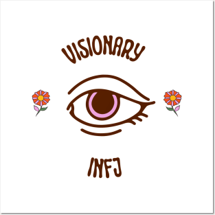 Visionary Infj Myers Briggs Posters and Art